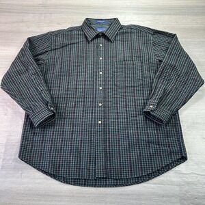 Pendleton Green Plaid Long-Sleeve Button-Down Shirt
